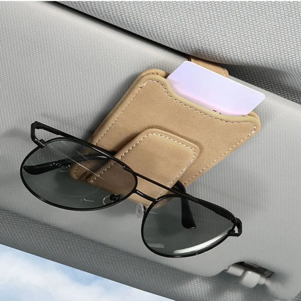 Magnetic Car Glasses Clip Wear-Resistant Universal Car Visor Sunglasses Organizer Space Saving Car Interior Sunglasses Holder Zpaxo