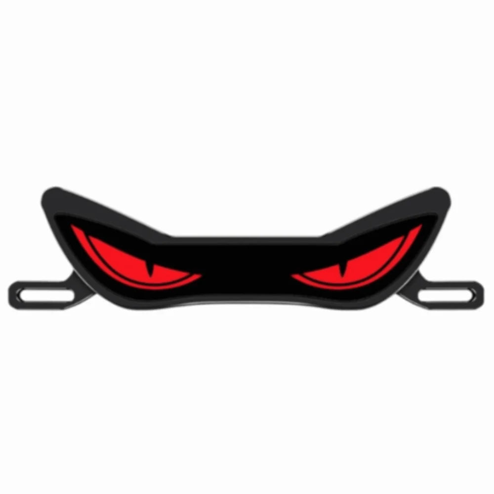 LED Lamp Demon Eye License Plate Light Waterproof Bright Motorcycle Zpaxo Style-G