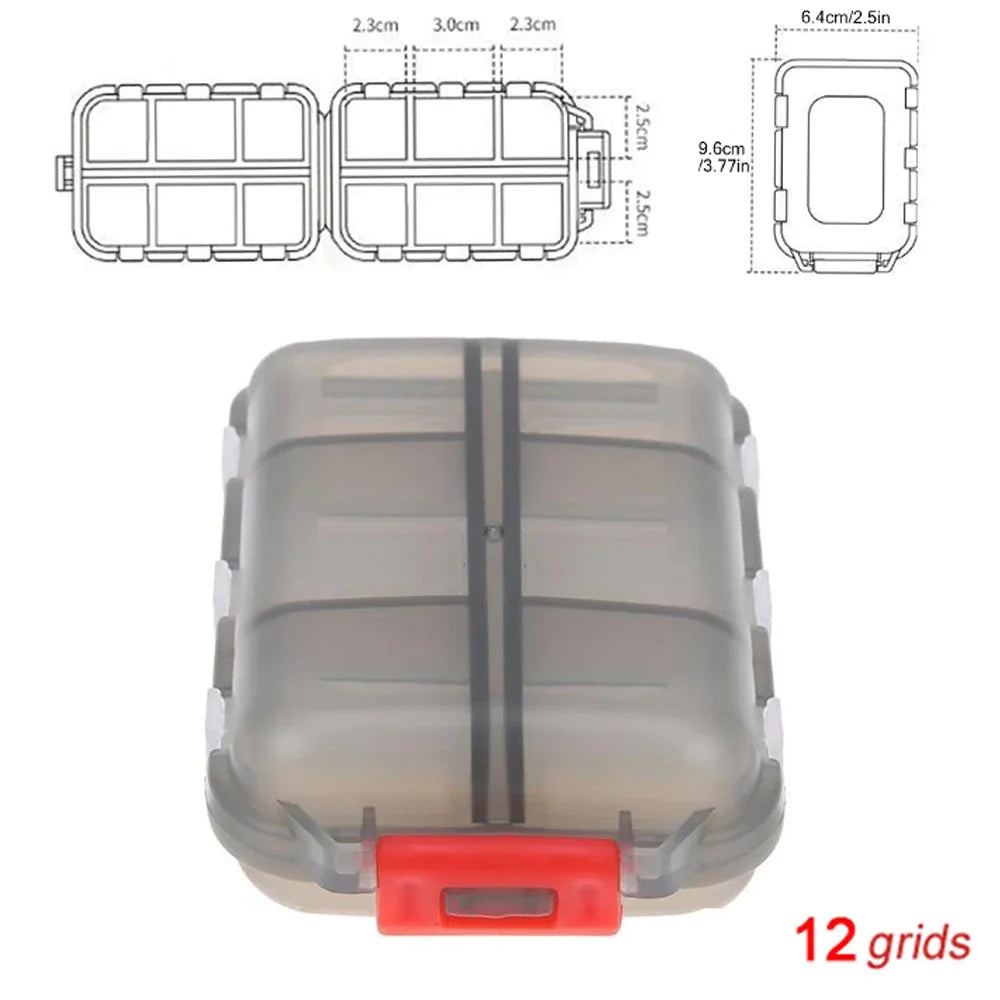 Tcare Portable Pill Case Folding Medicine Drugs Pills Capsule Tablet