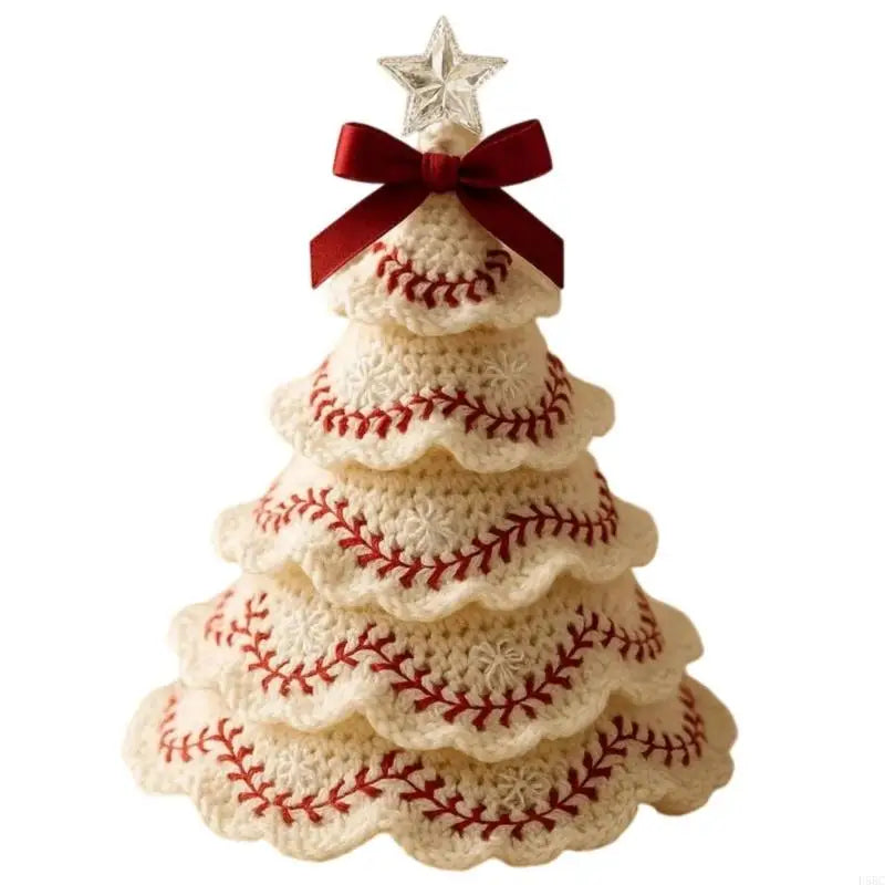 Crochet Christmas Ornament Craft Include Instruction Hook Yarn Kid