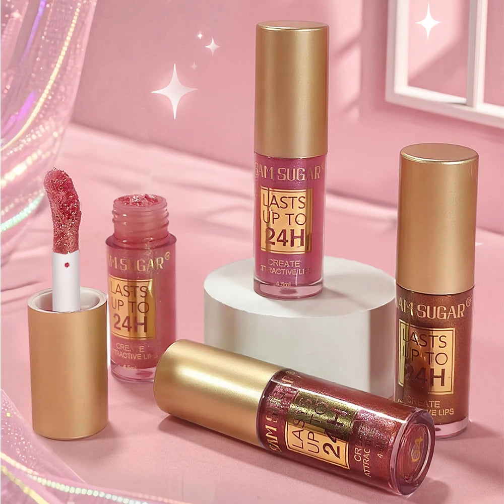 Shiny Delicate Lip Gloss Long-lasting Not Easily Smudged Naturally