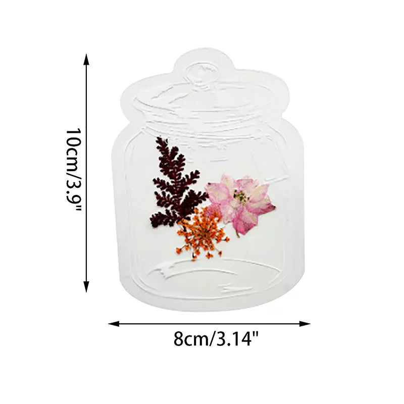 Personalized Glassware Drie Bookmarks Dried Flowers Plant Samples Zpaxo