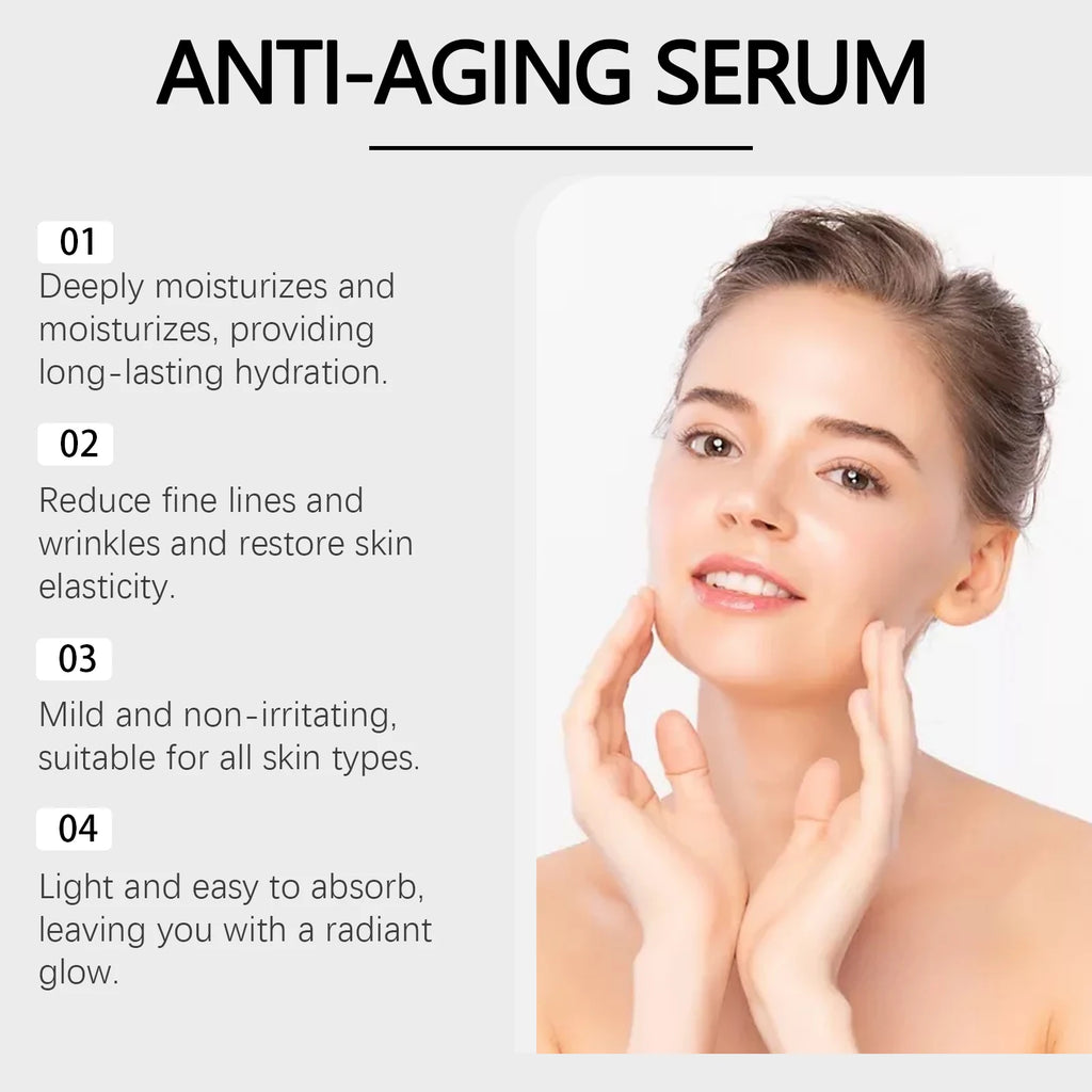 Hoygi Firming Facial Serum Set with Microneedle Roller Anti-Aging Facial Serum Set Zpaxo