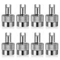 Metal Tire Valve Caps 8-Pack – Universal Dustproof Covers