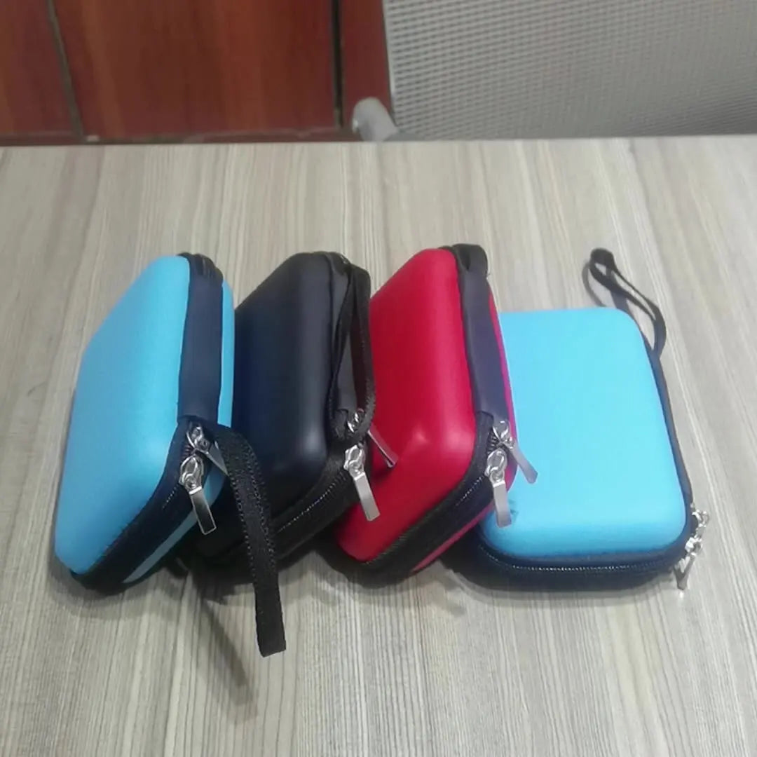 JHYZAURTEK External Hard Drive Disk Portable Zipper Case Bag Pouch Zpaxo