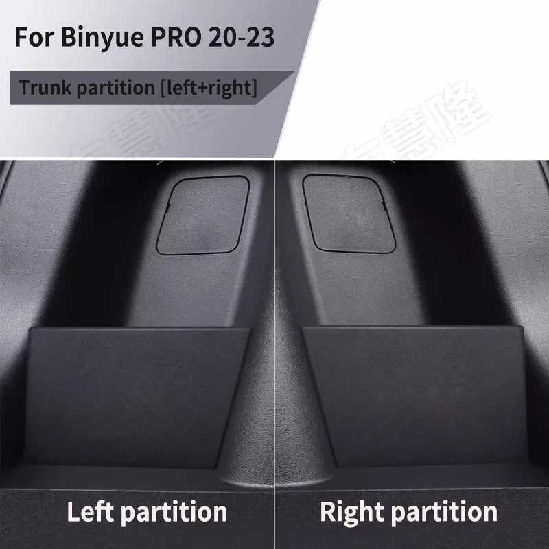 Suitable For GEELY Binyue Cool PRO 2019-2023 Leling Trunk Partition Interior Decoration Car Supplies Storage and Storage Box Zpaxo For Binyue PRO 20-23