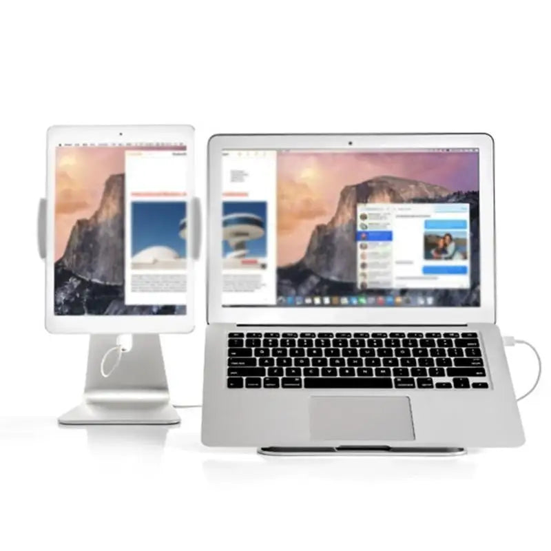 652F Desktop Tablet Stand Bracket Anti-slip Pads Hands Holder Mount Zpaxo