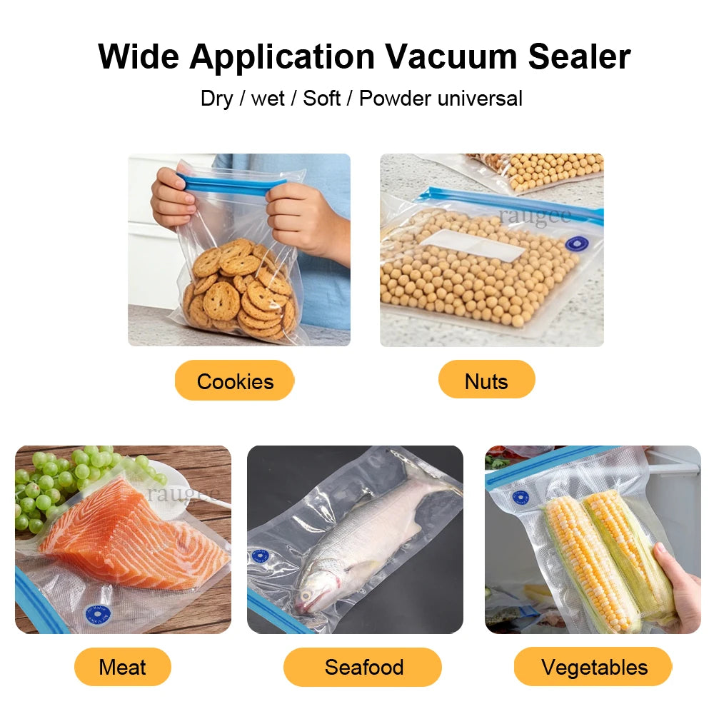Vacuum Packing Machine Food Storage Bag Sealer Mini Electric Air Pump