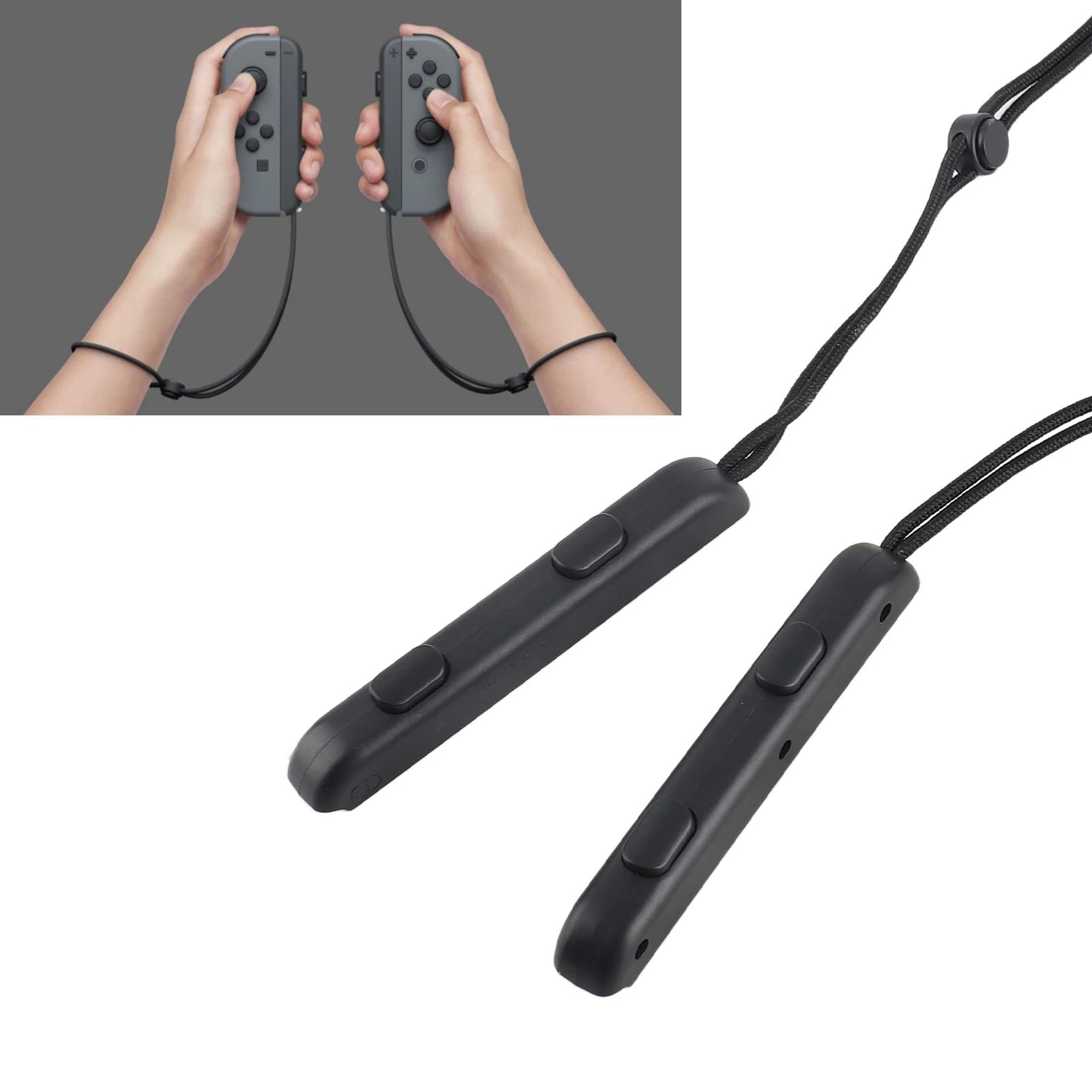 2 Pcs Gamepad Wrist Strap ABS Safe Convenient for OLED Game Console Zpaxo Default Title