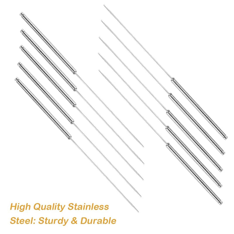 10pcs 3D Printer Stainless Steel Nozzle Cleaning Needles Kit 0.2/0.3/0.4/0.5/0.6/0.8/1.0mm Nozzle Drills Needle For 3D Printer Zpaxo