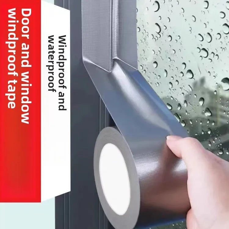 10m Silver Gray Heavy-Duty Industrial Tape – Waterproof