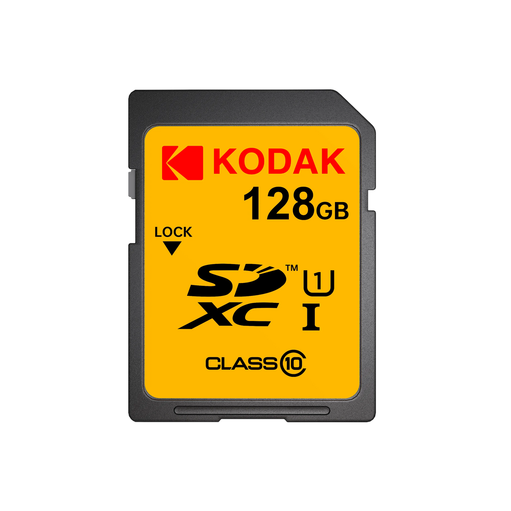 KODAK U1 Class 10 SD Card 128GB 64GB 32GB High Speed Flash Memory Card for DSLR Camera Camcorder Laptop Zpaxo 128 GB