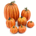 Pumpkin Autumn Decor Outdoor Orange Foam Plastic Fake Artificial