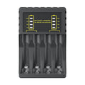 Smart Charging Power Management AA AAA Battery Charger For AA AAA No.5 No.7 Batteries Daily Electronics Power Tools Accessory Zpaxo Black