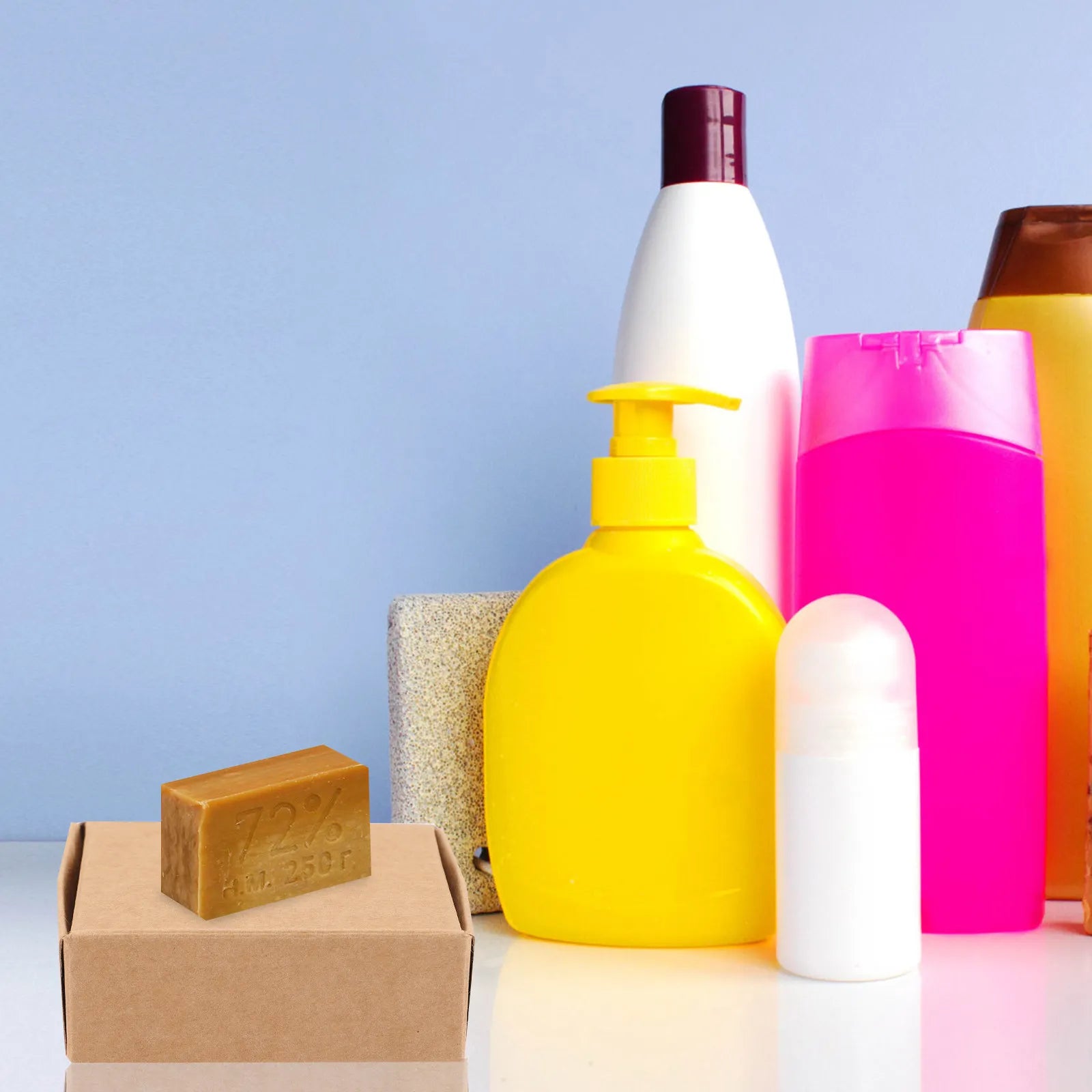 Kraft Paper Soap Packaging Boxes Foldable Corrugated Small Shipping