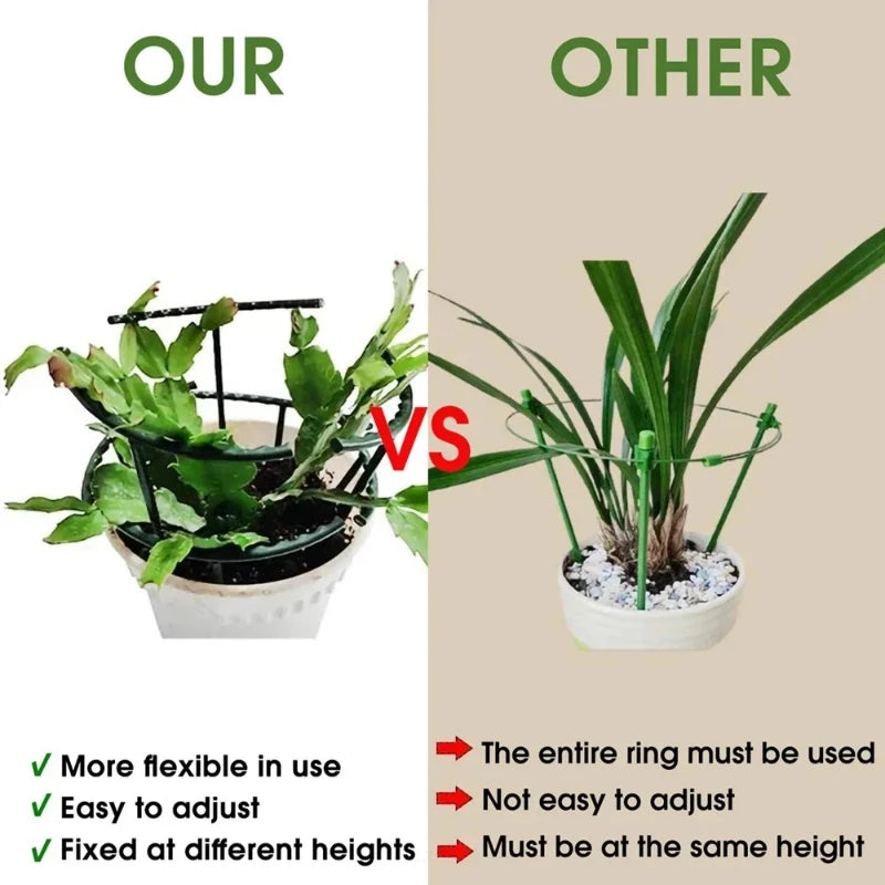 Plastic Plant Support Pile Stand Flowers Greenhouses Arrangement