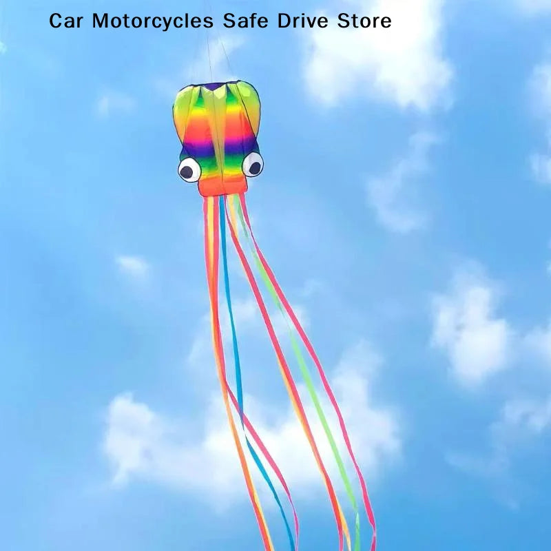 3D Octopus Kites Flying Toys Children Line Professional Winds Factory