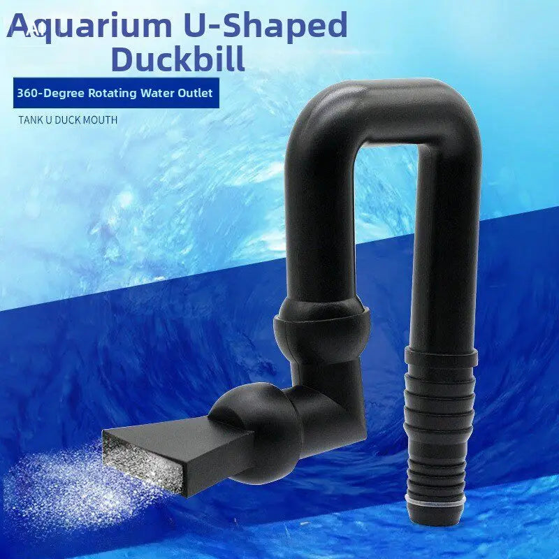 Aquarium Outlet Nozzle Universal Duckbill U-shaped Fish Tank Water