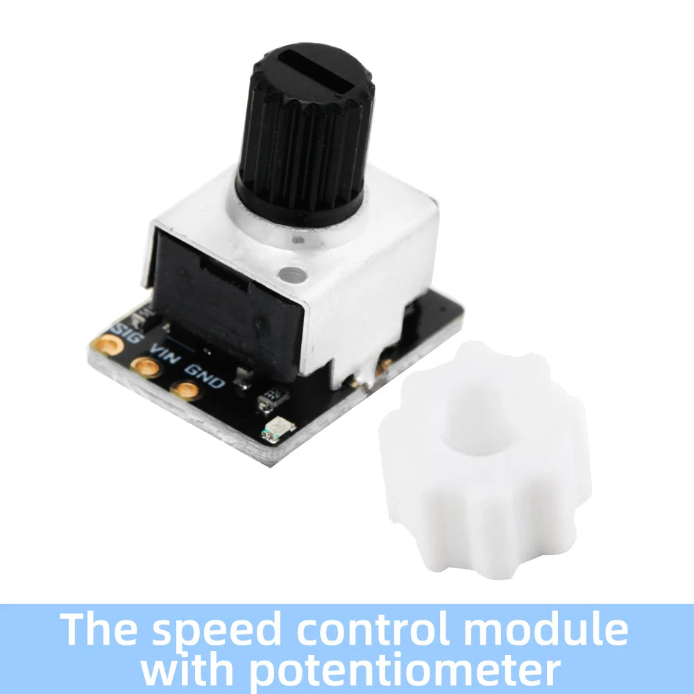 High-Power PWM Motor Speed Controller (2.6-26V): ESC Tester & Driver for 5V-24V Brushless Motors Zpaxo with Potentiometer 1pc