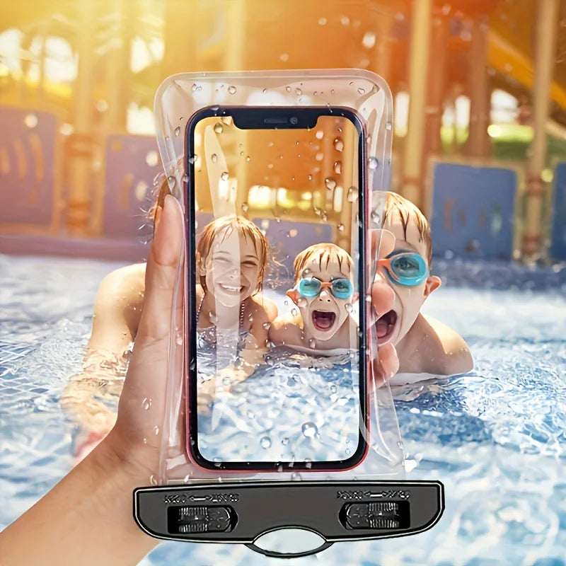Beach Travel Phone Dry Bag Waterproof&sandproof Silicone Seal