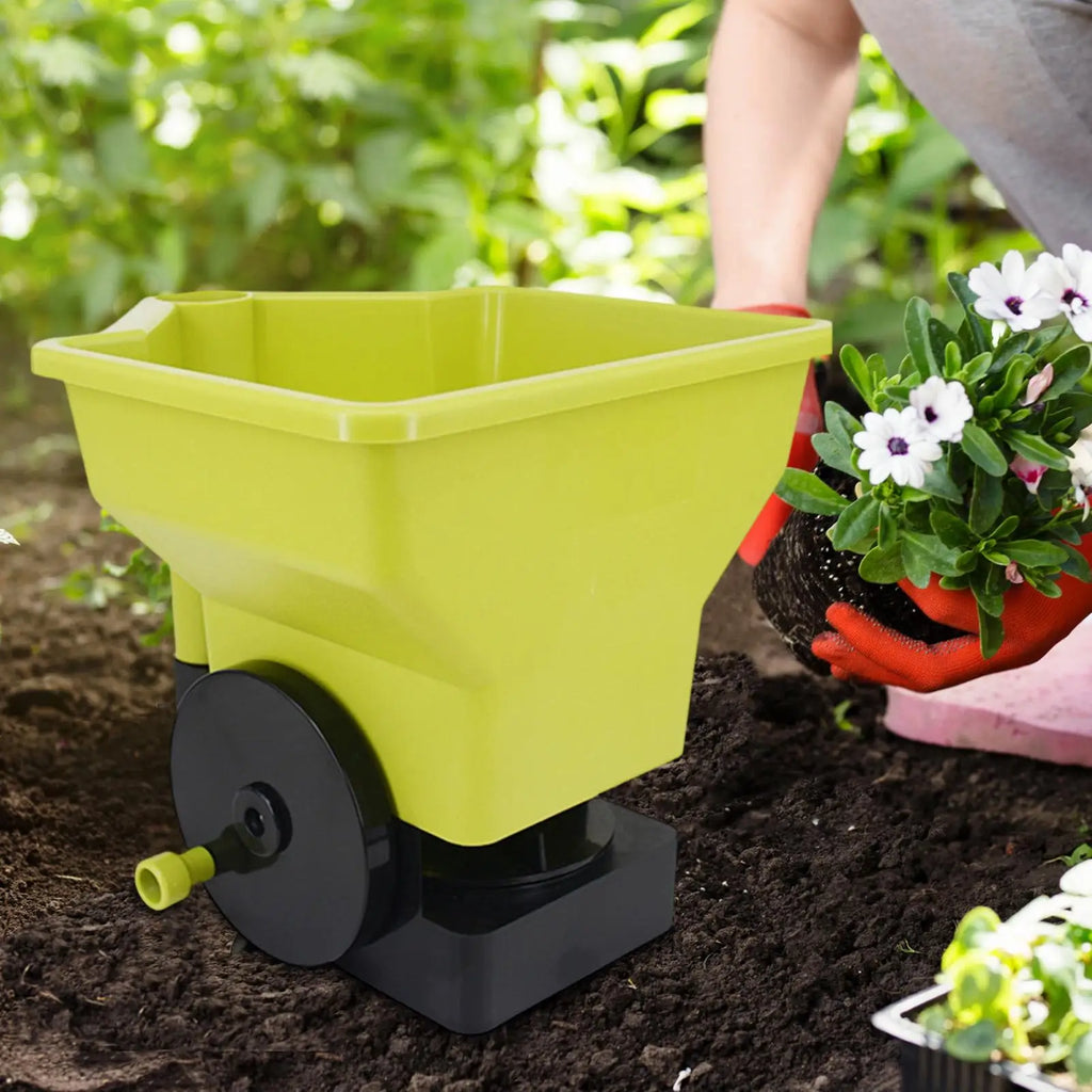 Lawn Spreader Hand Manual Small Labor Saving Handheld Garden