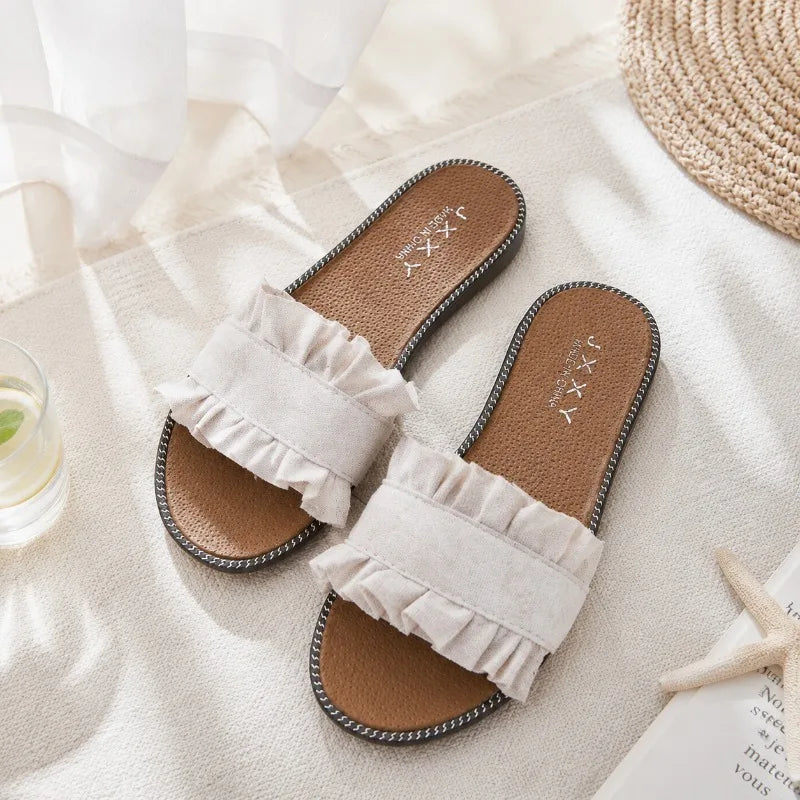 Women's Fish Mouth Open Toe Elegant Comfortable Slippers 2026 Summer Zpaxo
