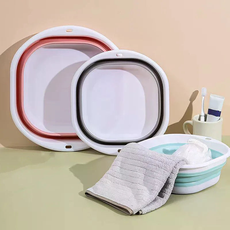 Travel Big Washbasin Folding Portable Household Compression Basin Zpaxo