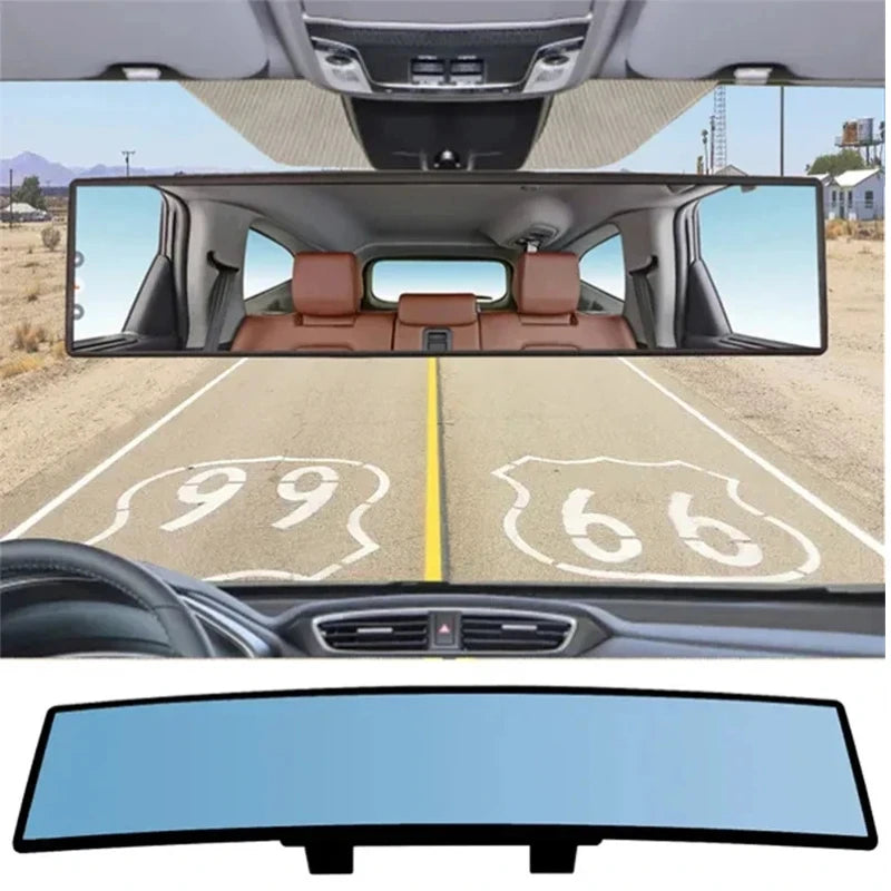 Universal Auto Rear View Mirror Interior Car Anti-glare Wide-angle
