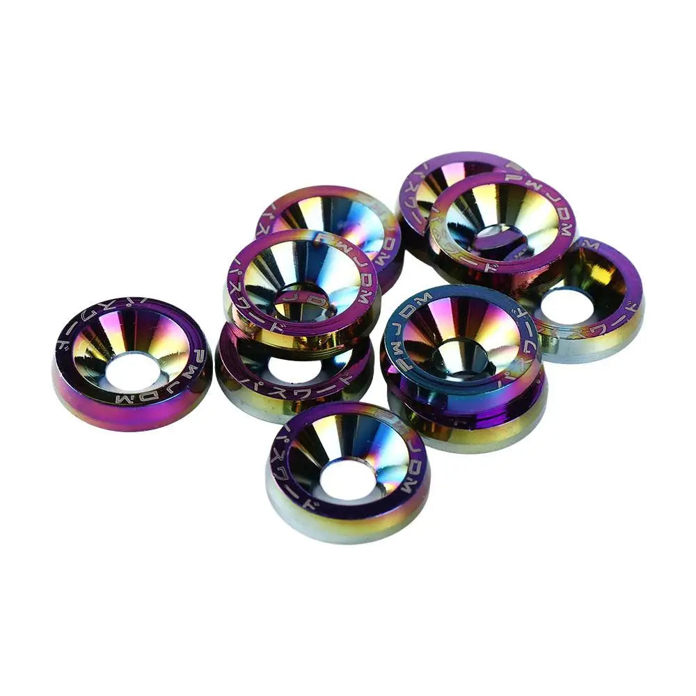 Accessaries Car Fasteners Engine Styling Fender M6 JDM Washer Zpaxo