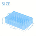 42-Spool Thread Storage Box – Lockable Portable Organizer Thread Storage Box Zpaxo blue