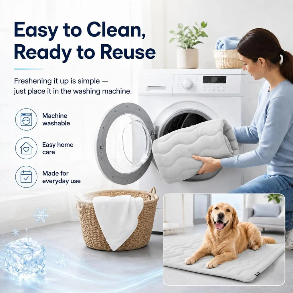 Pet Cooling Mat Waterproof Foldable Bed Summer Small Dogs Cooling Pad For Small Medium Large Puppy Kitten Indoor Crate Kennel Zpaxo