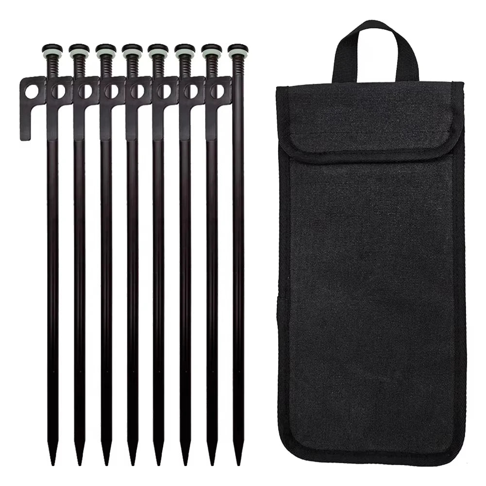 4 Camping Tent Legs Hammer Stakes Pegging Ground Nails Length Outdoor