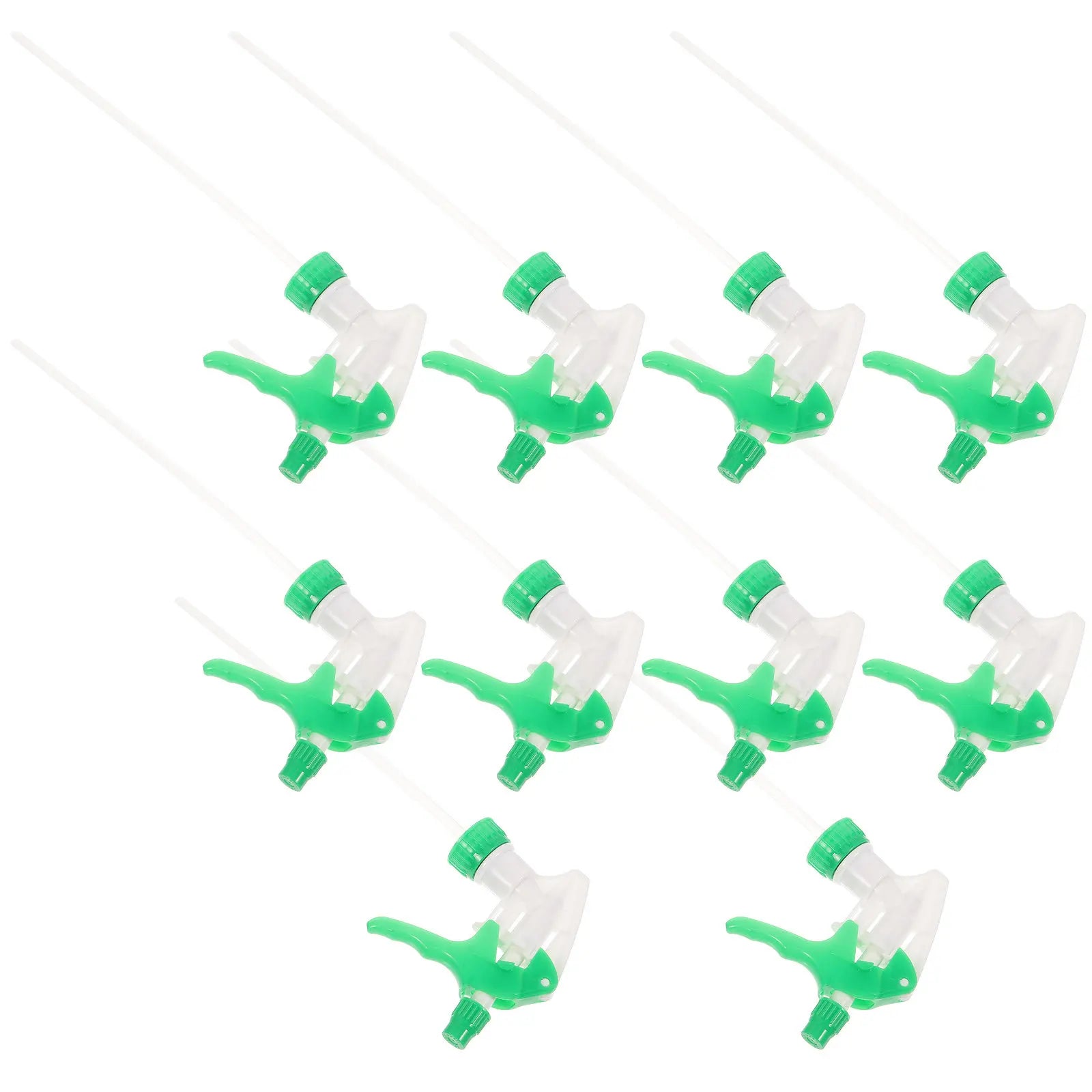 10Pcs Hand Button Nozzle Plastic Water Nozzle with Comfortable Grip Long Straw for Deep Bottle Extraction Garden Watering Zpaxo