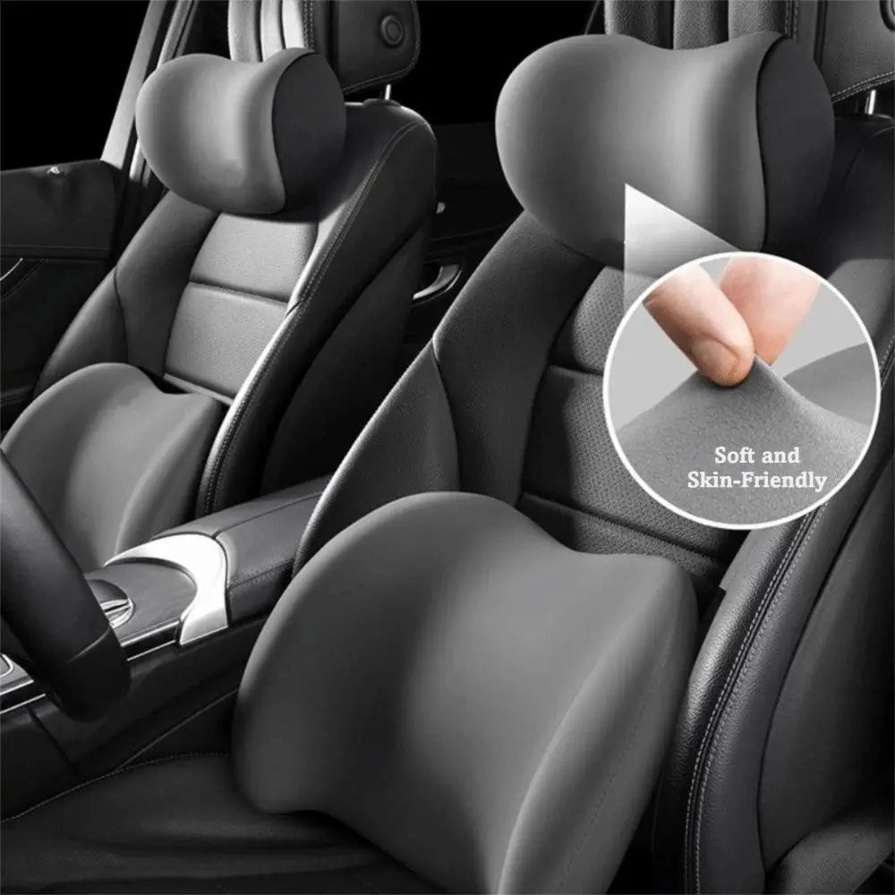 Memory Cotton Car Headrest Breathable Adjustable Car Neck Pillow Multifunctional Soft Neck Rest Cushion Four Season Zpaxo