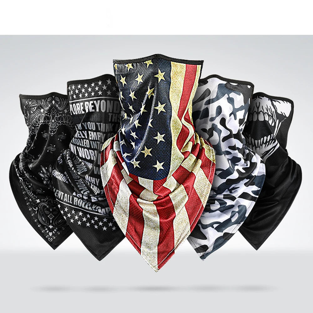 UV Protection Motorcycle Neck Gaiter Bandana | Quick-Dry Scarf