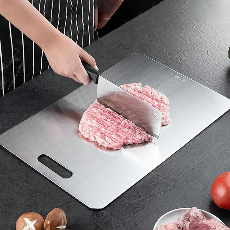 Titanium Cutting Boards Kitchen Stainless Steel Board 304