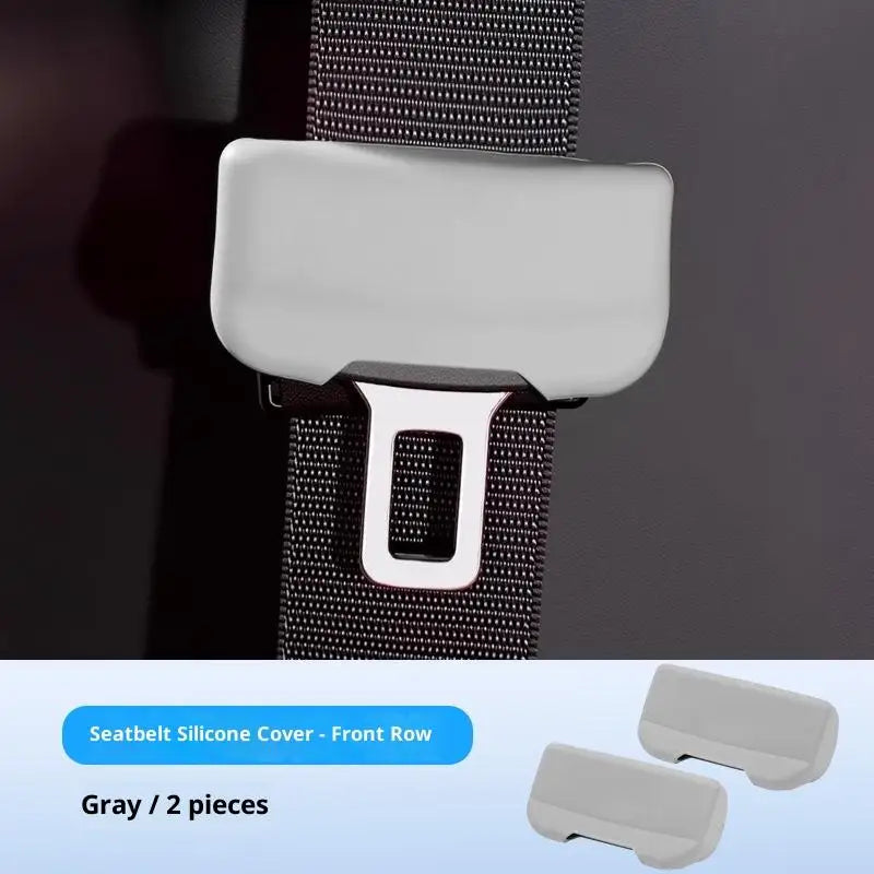 Silicone Car Seatbelt Buckle Cover – Anti-Scratch Guard 1/2 Pcs