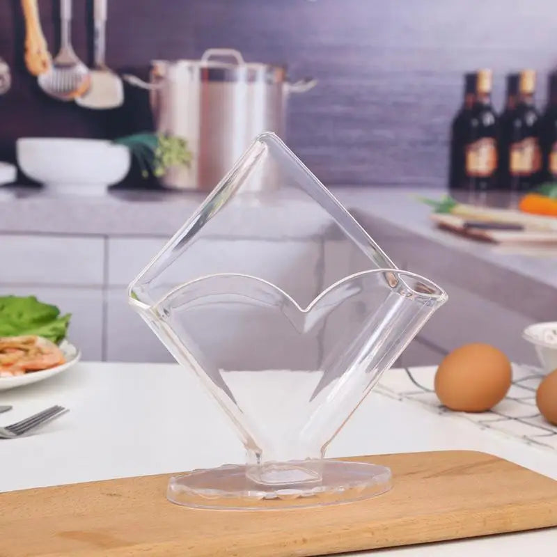 Acrylic Tissue Holder Modern Upright Clear Box Restaurant Hotel Caf Zpaxo