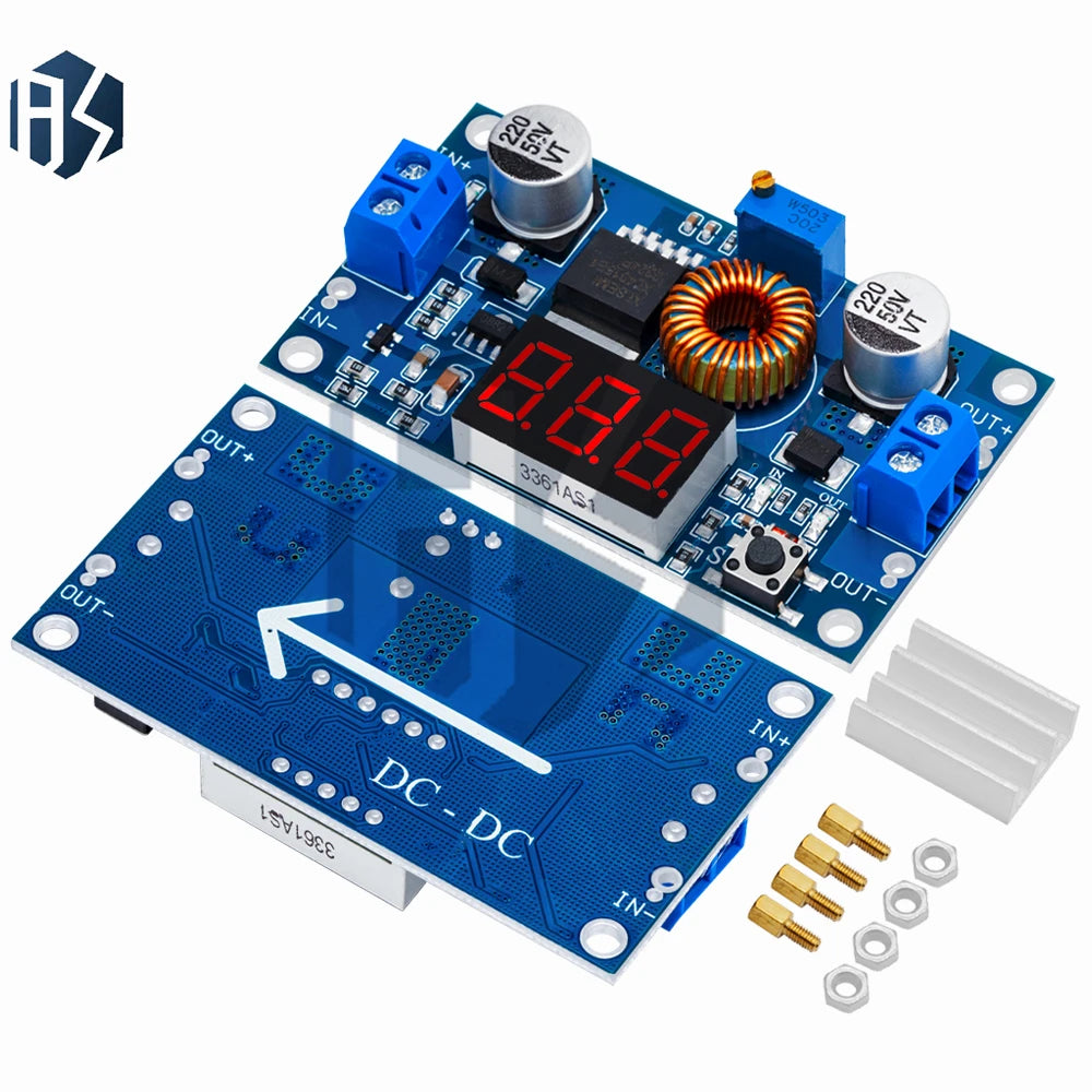 XL4015 Step-down Converter Board 5A 75W Power Buck Module 4V-38V Zpaxo