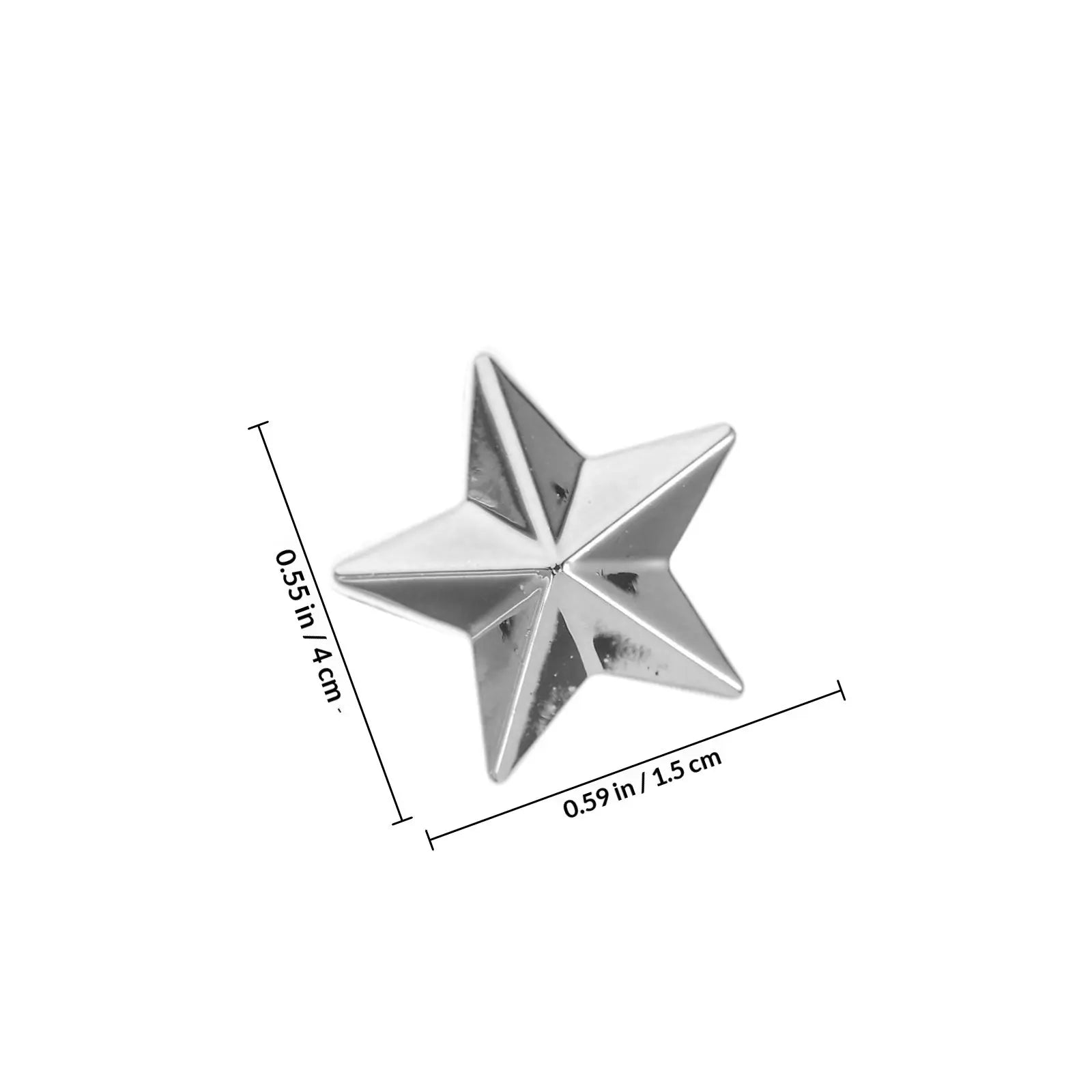 Acrylic Star Rhinestones Five-pointed Flatback DIY Craft Beads Zpaxo Dark Grey