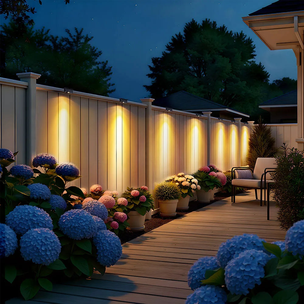 Solar Lights Courtyard Luxury Homes Outdoor Gardens Wall Washing Lamp Zpaxo