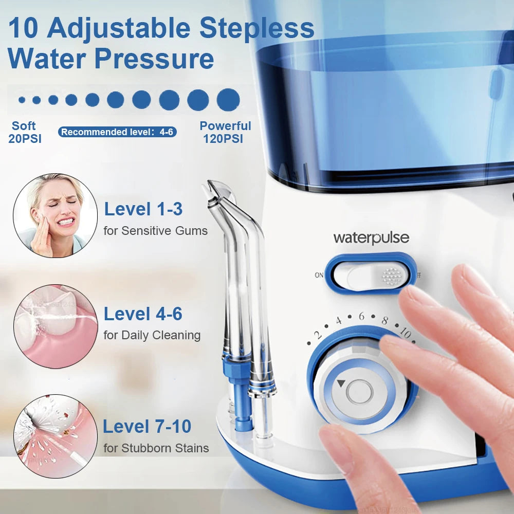 Water Flossser Oral Irrigator Pressure Dental Hygiene Flossing Teeth