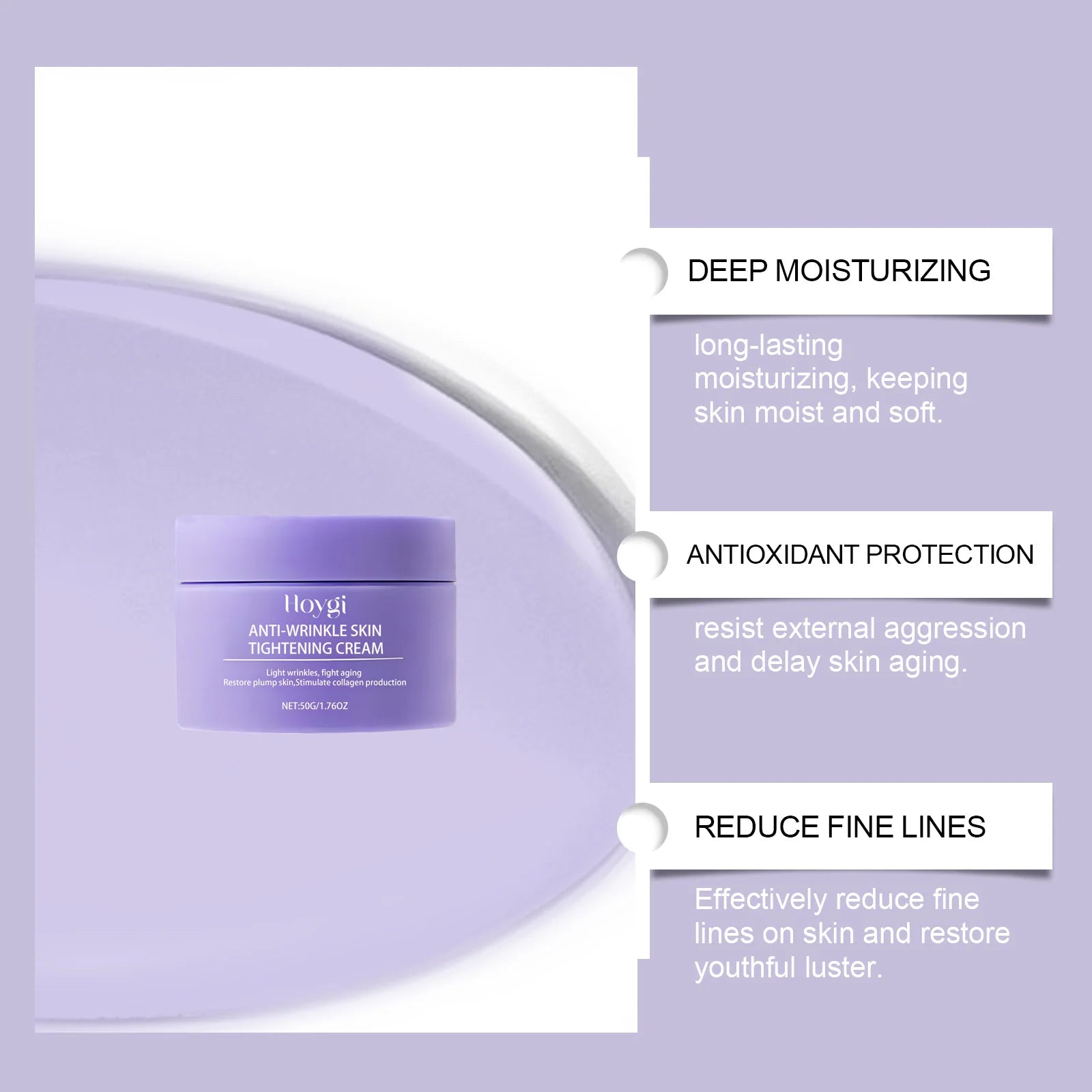 Hoygi Wrinkle Reducing Skin Overnight Toning Tightening Cream Body Firming Improve Skin Sagging and Fine Lines Natural Ingredien Zpaxo