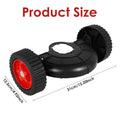 Lawn Mower Support Wheel Adjustable String Trimmer Wheel Attachment Portable Replacement Auxiliary Wheels for Grass Trimmer Cutt Zpaxo 1pc
