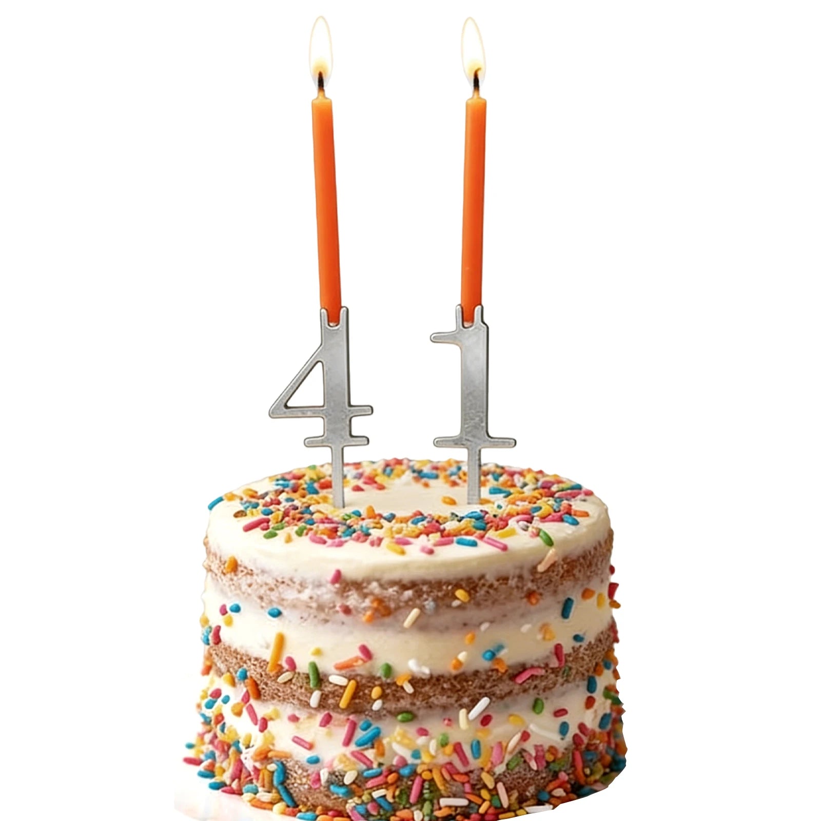 0-9 Reusable Number Birthday Candle Holder Cake Topper Decorations