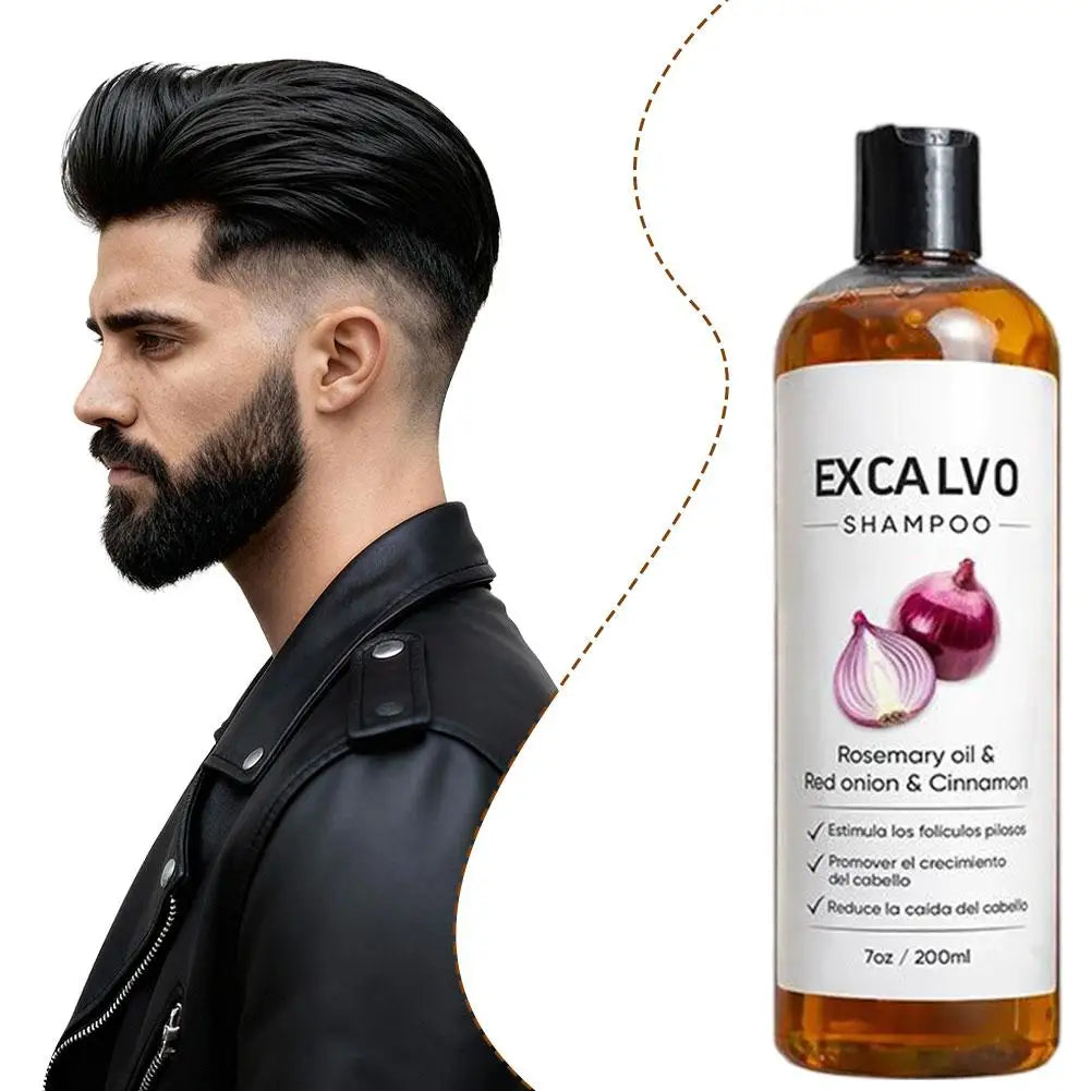 Red Onion Rosemary Shampoo Anti Hair Loss Growth Boost Strengthen Follicle Clean Scalp Improve Hair Texture Zpaxo