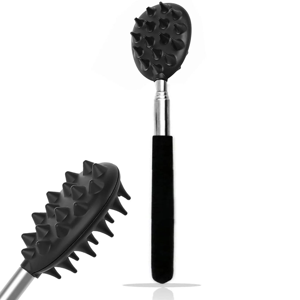 Extendable Cactus Back Scratcher – Retractable One-Hand Itch Stick