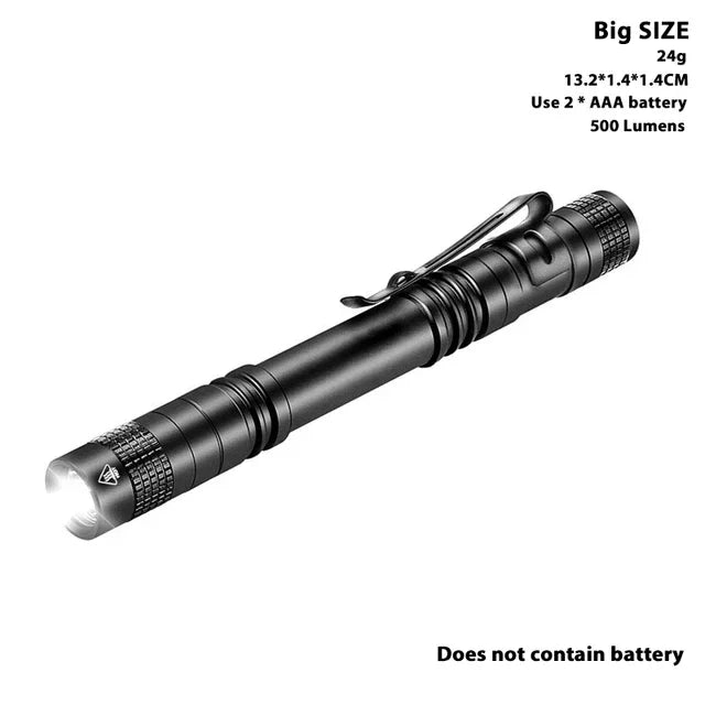 ESMARTER Mini LED Pen Flashlight – Waterproof Pocket Torch