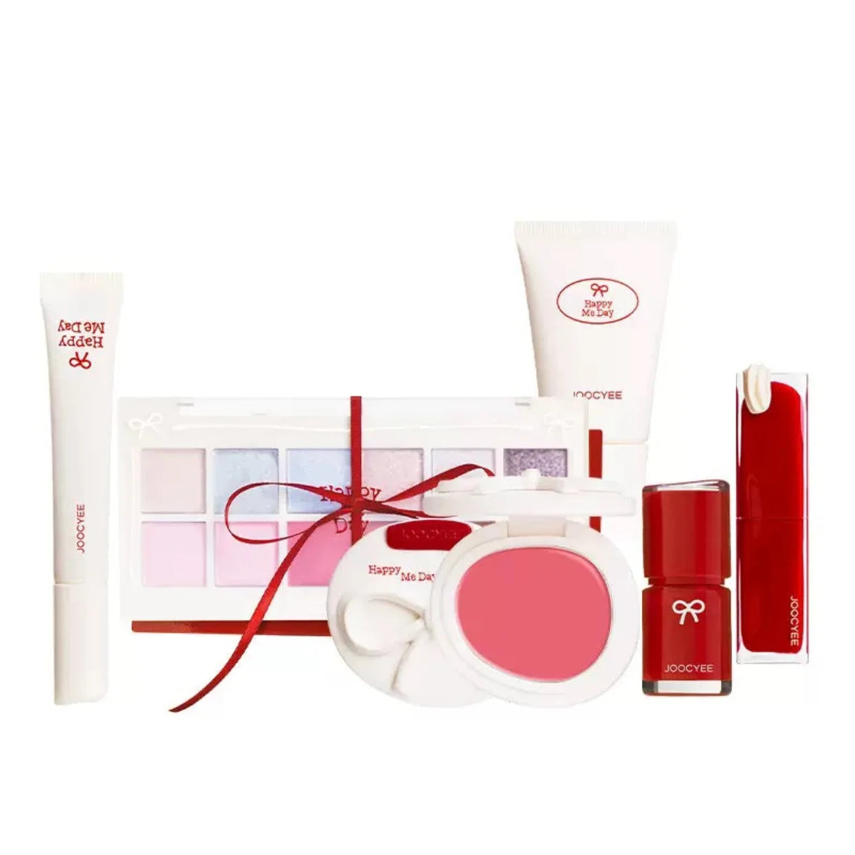 Joocyee Happy Me Day Makeup Collection Eyeshadow Lipstick Blush Cream Zpaxo