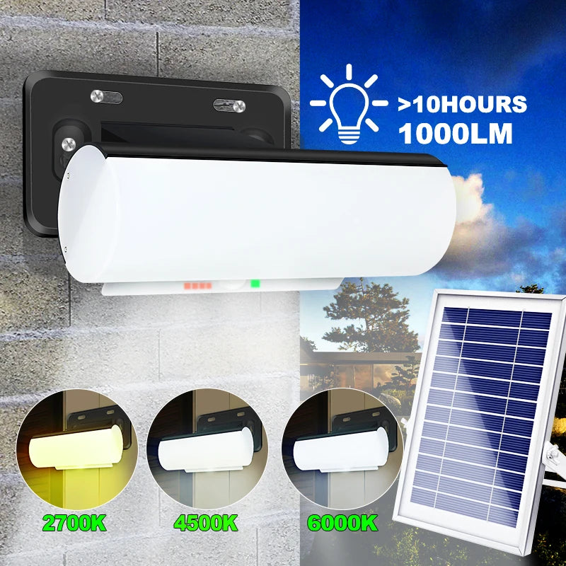 Outdoor Solar Lamp Motion Detector Dimmable 2700K 4500K 6000K Indoor Zpaxo Black Shell 2700K 4500K 6000K China Mainland